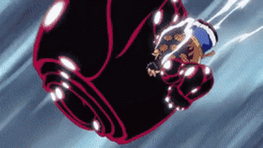 Luffy Gear 4 Overwhelming Hit GIF