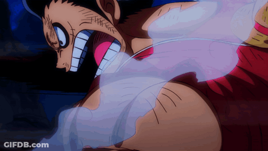 Luffy Gear 4 Quick Flash GIF