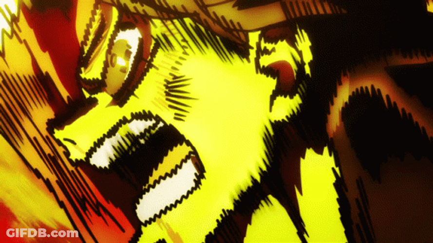 Luffy Gear 5 Blinding Explosion GIF
