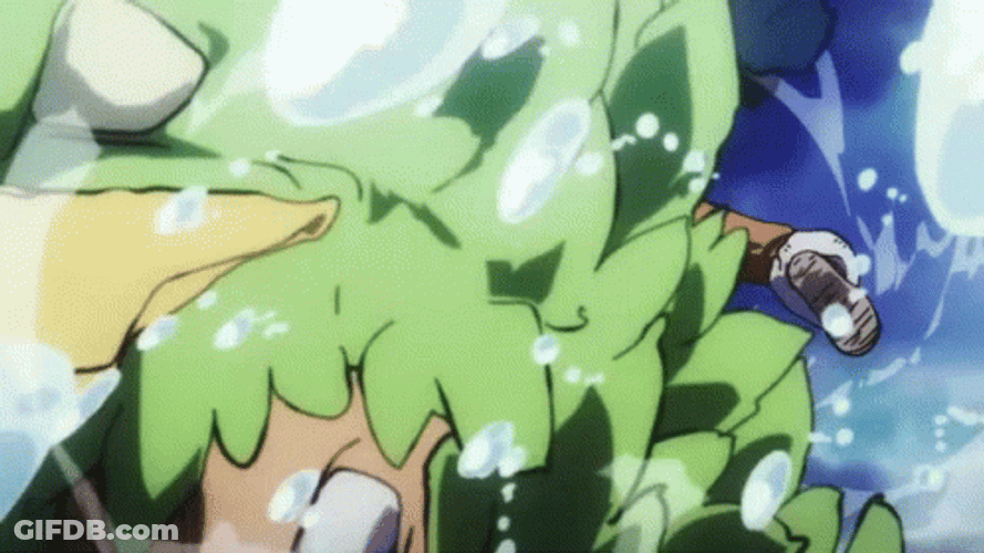 Luffy Gear 5 Powerful Onslaught GIF
