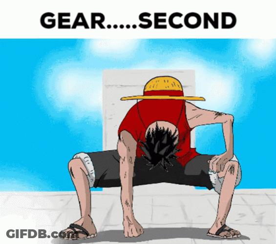 Luffy Gear Second Launch Gear 5 GIF