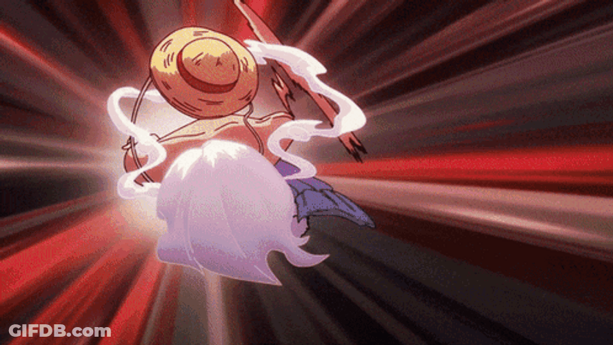 Luffy Haki One Piece Gear 5 GIF