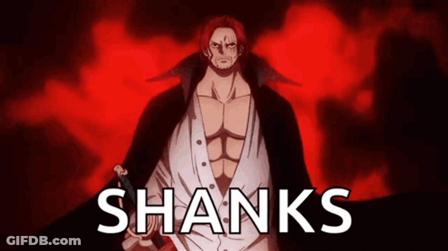 Luffy Haki Shanks True Power GIF