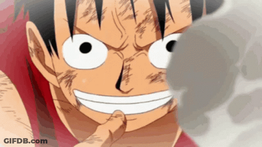 Luffy Launching Gear 5 Power GIF