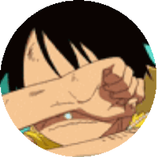 Luffy One Piece Cry Monkey D Luffy Sticker GIF