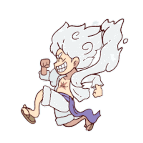 Luffy One Piece Sticker GIF