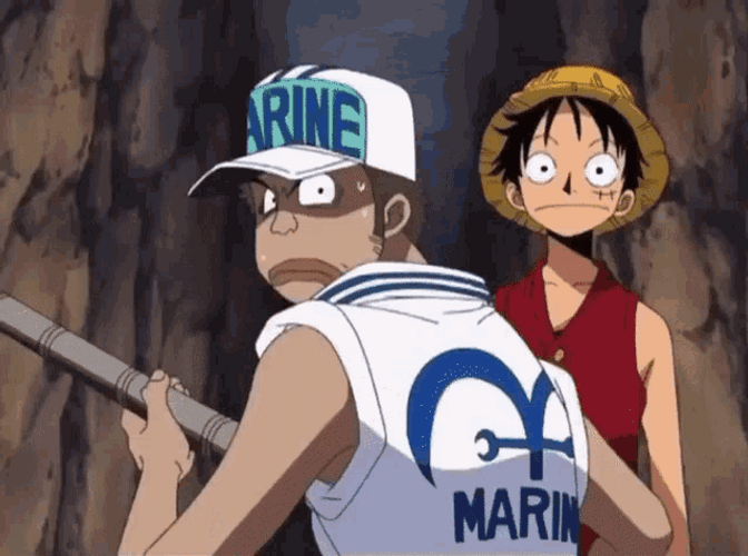 Luffy Peace Funny Marine GIF