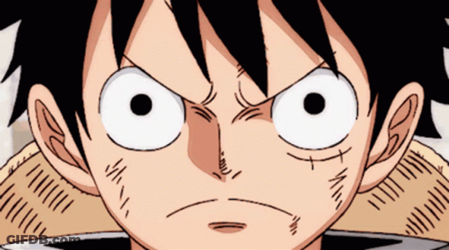 Luffy Using Armament Haki GIF