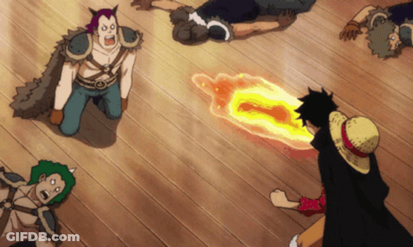 Luffy Using Emperors Haki GIF