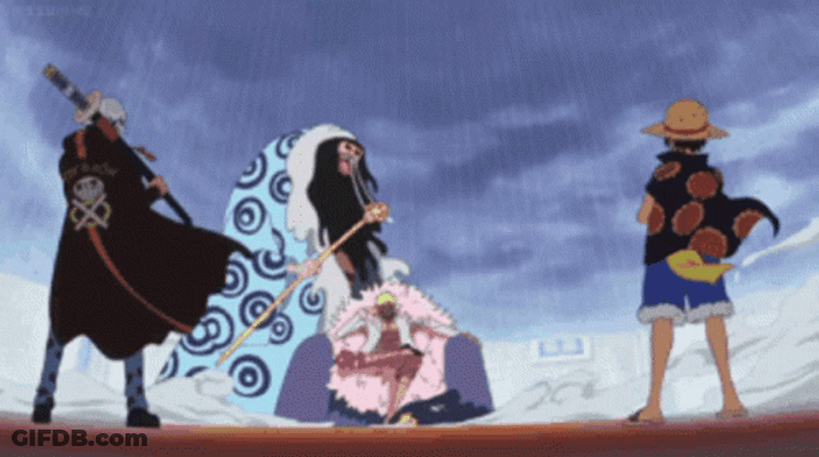 Luffy Vs Kaido Final Meet Doflamingo GIF
