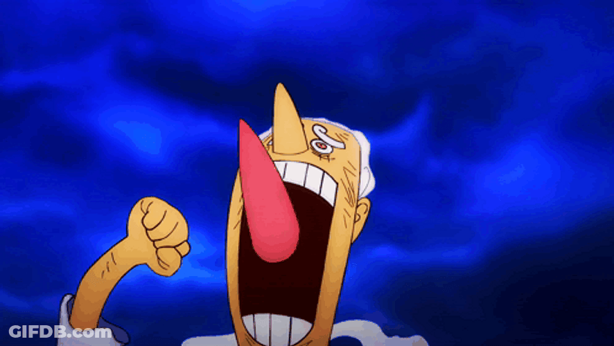 Luffy Vs Kaido Hilarious GIF