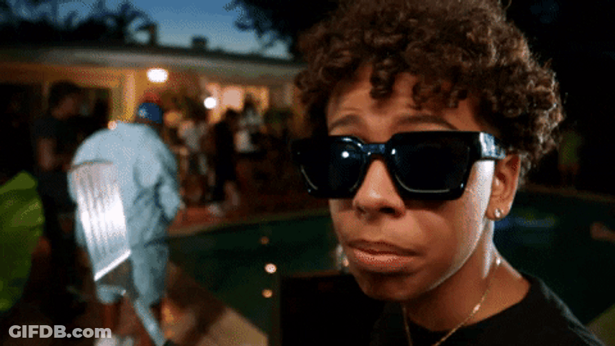 Luh Tyler Having Fun On The Pool GIF