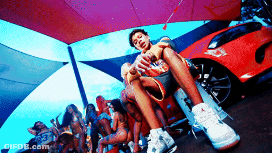 Luh Tyler Sitting On The Car GIF