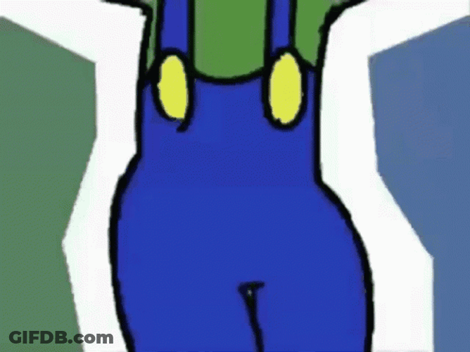 Luigi Funny Caramelldansen Dancing GIF