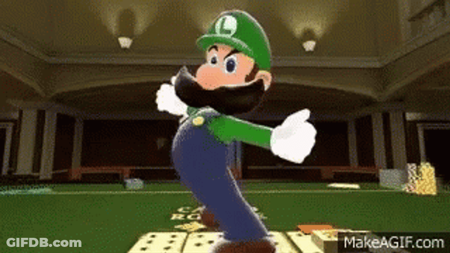 Luigi Hip Thrust Dance Move GIF