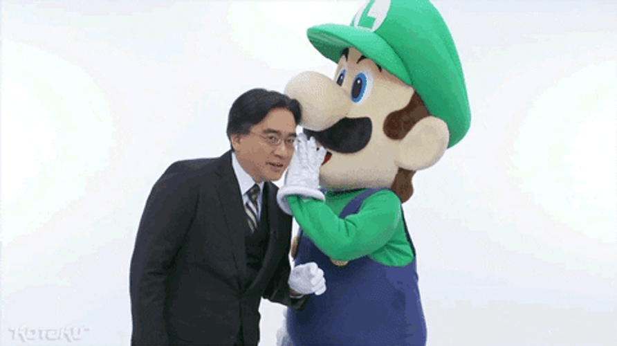 Luigi Mascot Whisper GIF