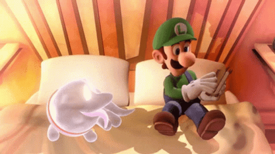 Luigi's Mansion 3 And Polterpup GIF