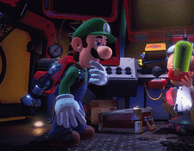 Luigi's Mansion 3 E. Gadd Oxygen GIF