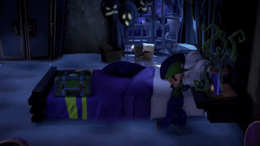 Luigi's Mansion 3 Flashlight On GIF