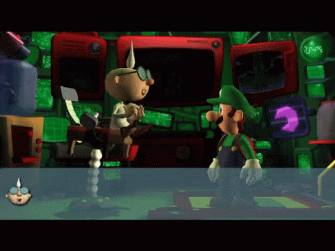Luigi's Mansion 3 Spinning E. Gadd GIF
