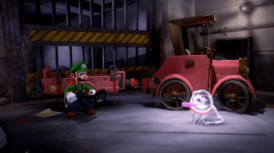 Luigi's Mansion 3 Vacuum Polterpup GIF