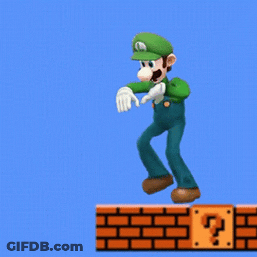 Luigi Shuffle Dance Moves GIF