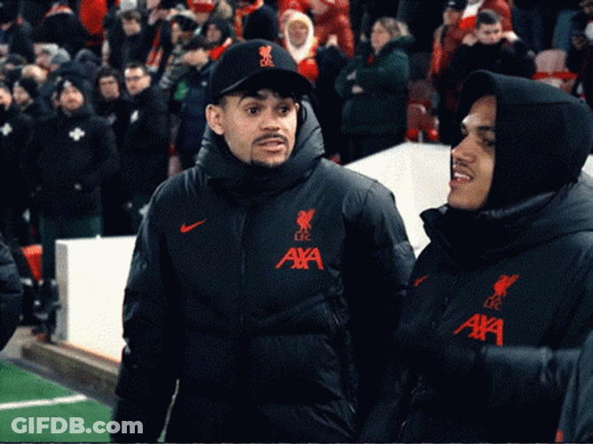 Luis Diaz Cold Wears Jacket GIF