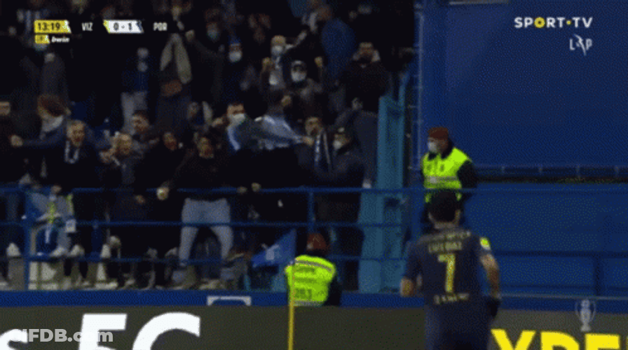 Luis Diaz Everyone Cheers GIF