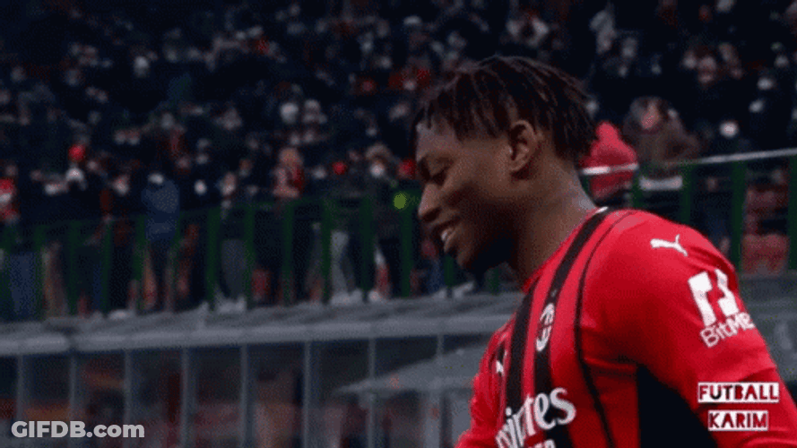 Luis Diaz Hand Shakes Rafael Leão GIF