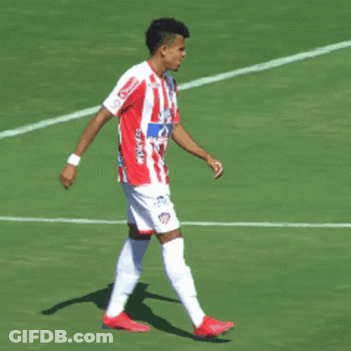 Luis Diaz Kicking The Ball GIF