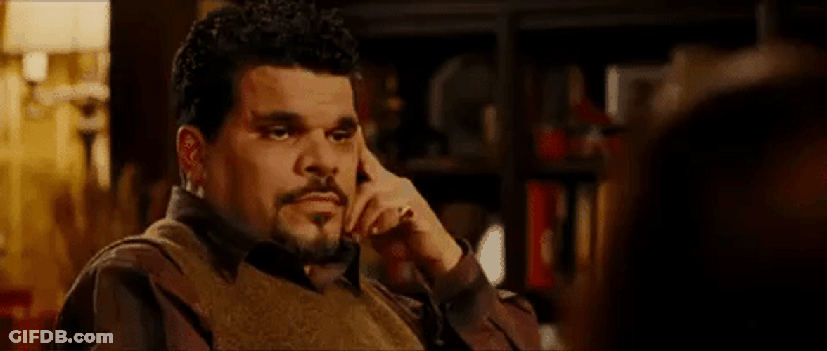 Luis Guzman Not Funny And Not Pleased GIF