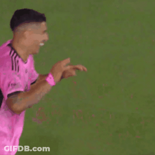 Luis Suarez And Lionel Messi Hug GIF