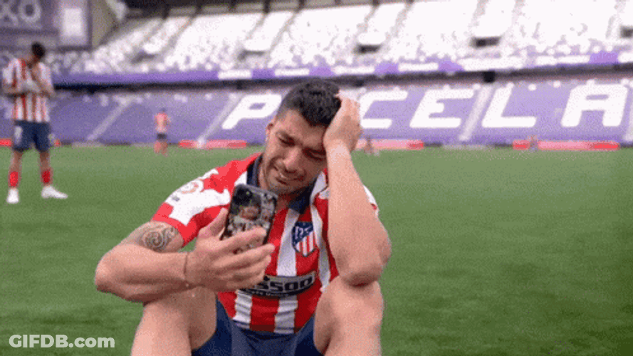 Luis Suarez Crying GIF