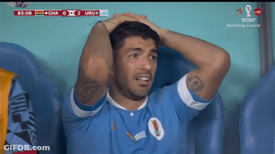 Luis Suarez Disappointed GIF