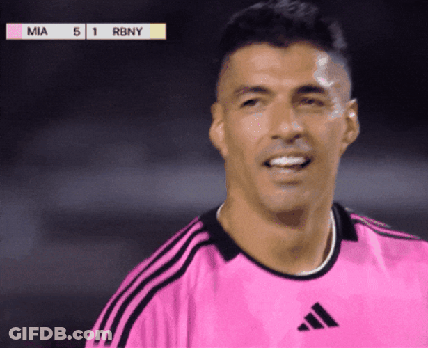 Luis Suarez Laughing GIF