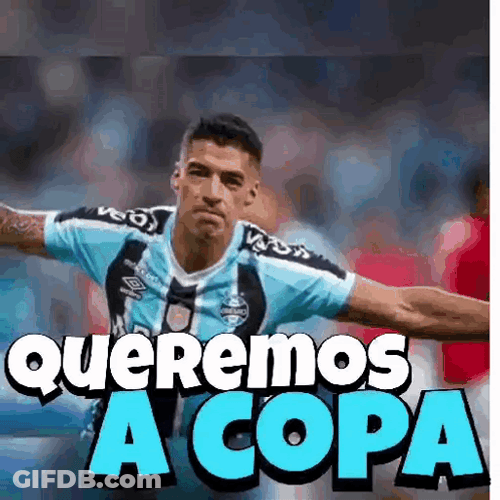 Luis Suarez Queremos A Copa GIF