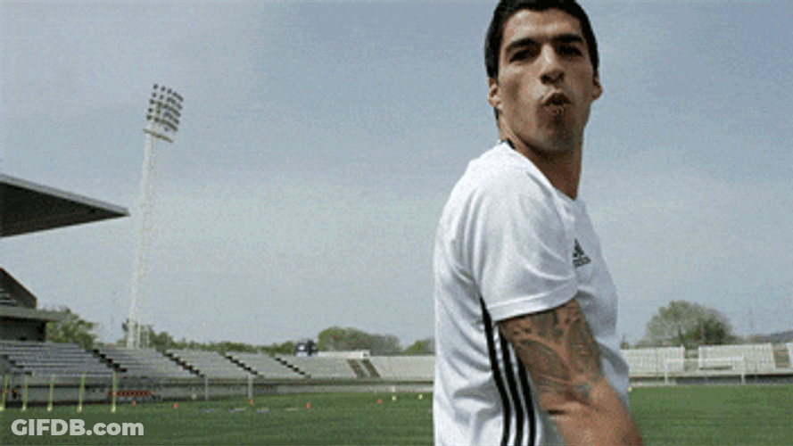 Luis Suarez Shake Hand GIF