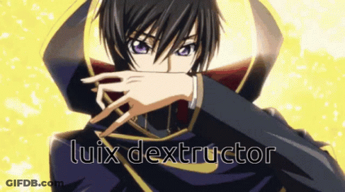 Luix Destructor Cartoon Character GIF