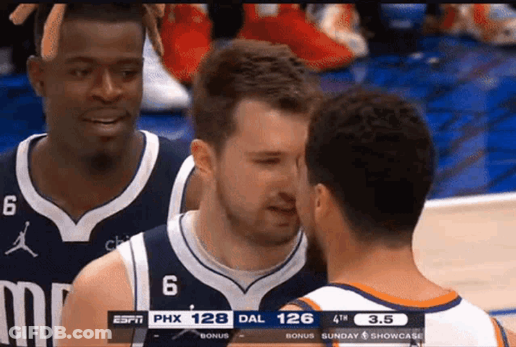 Luka Doncic Devin Booker GIF