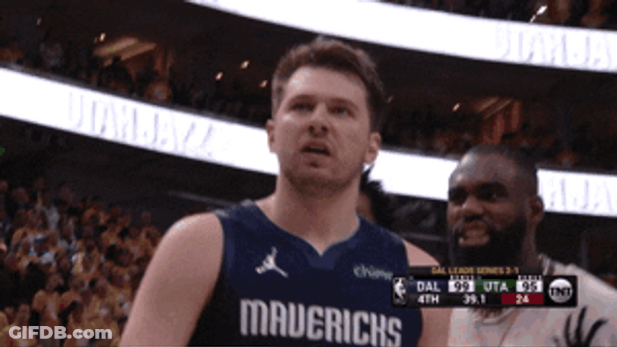 Luka Doncic Let's Go Hand Shake GIF
