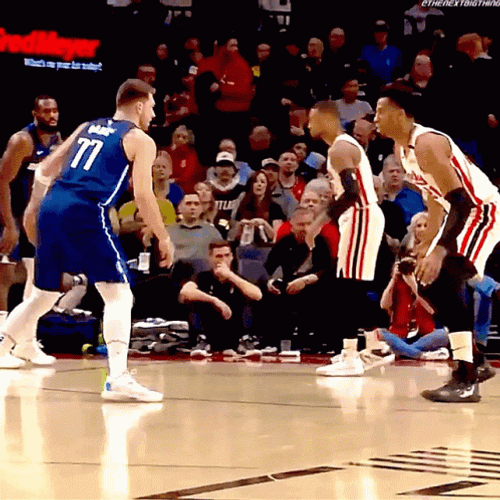 Luka Doncic Long Shot GIF