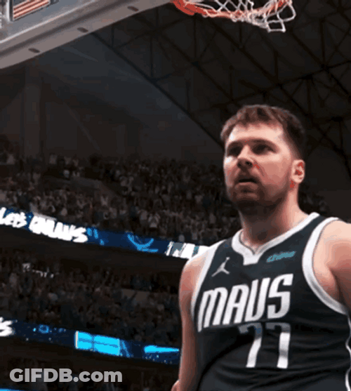 Luka Doncic Making Face GIF