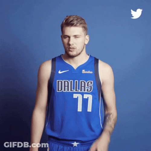 Luka Doncic Shhhhh GIF