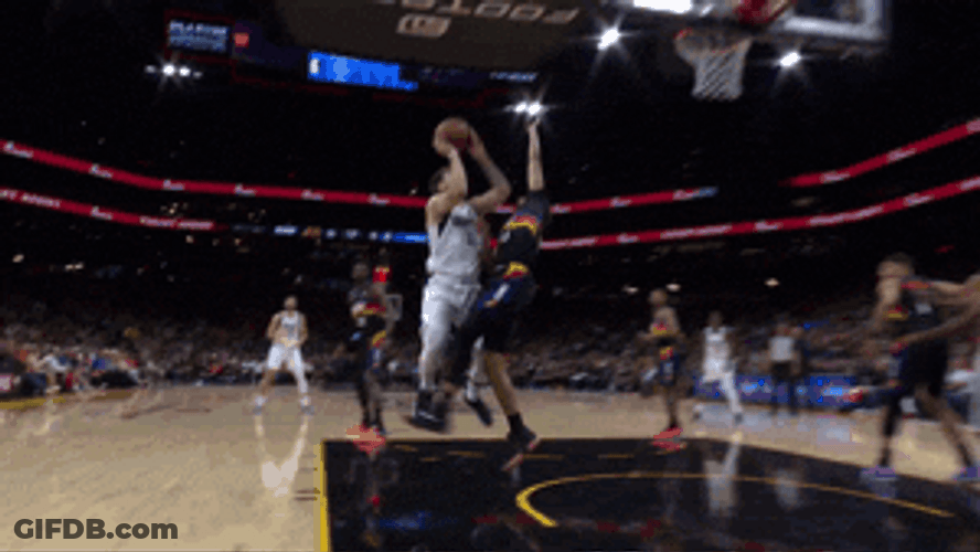 Luka Doncic Shot Strong Hit Flex GIF