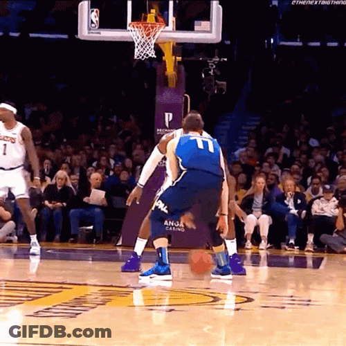 Luka Doncic Three Point Shot GIF