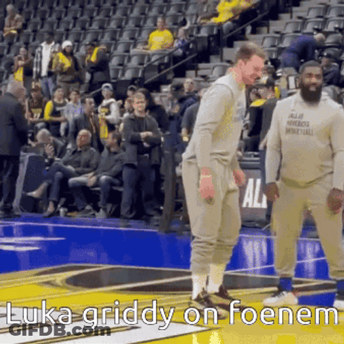 Luka Griddy On Foenem GIF