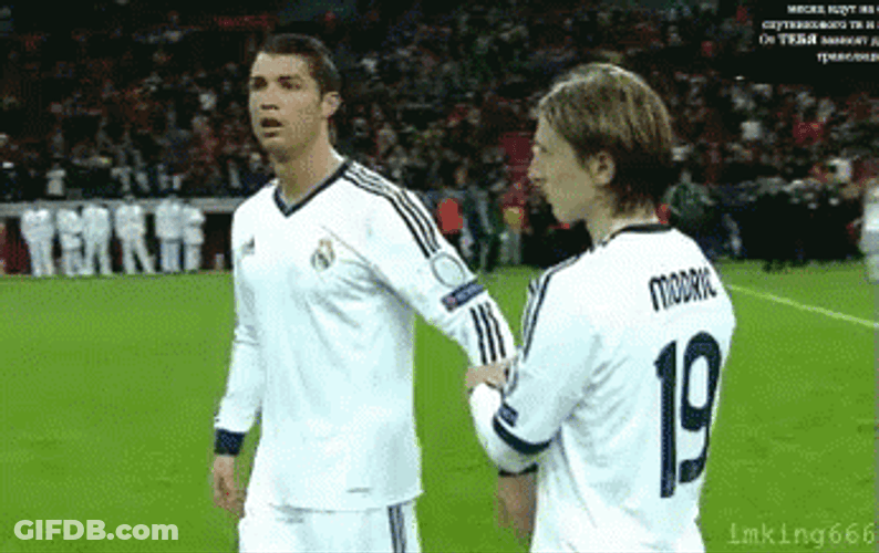 Luka Modric And Cristiano Ronaldo GIF