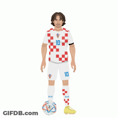Luka Modric Video Game Character GIF