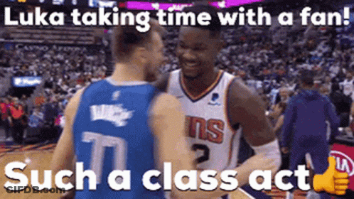 Luka Taking Time With Fan GIF