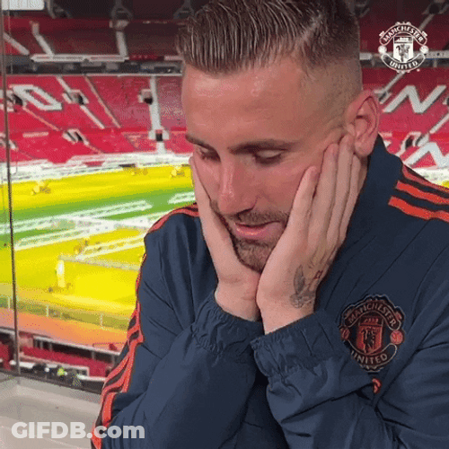 Luke Shaw Feeling Nervous GIF
